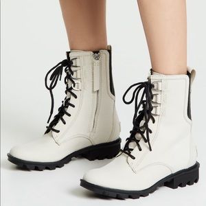 Sorel Phoenix waterproof lace up combat boot